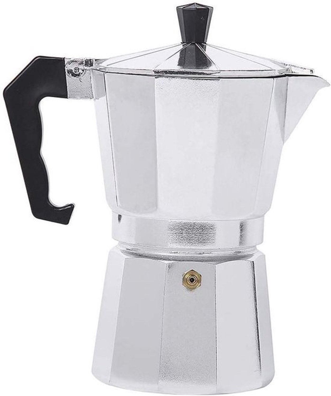 Traditionele aluminium koffiepercolator - Voor 1 tot 12 kopjes