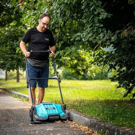 Handveegmachine voor Binnen en Buiten - 63 cm werkbreedte, 20 liter opvangbak — afbeelding 3
