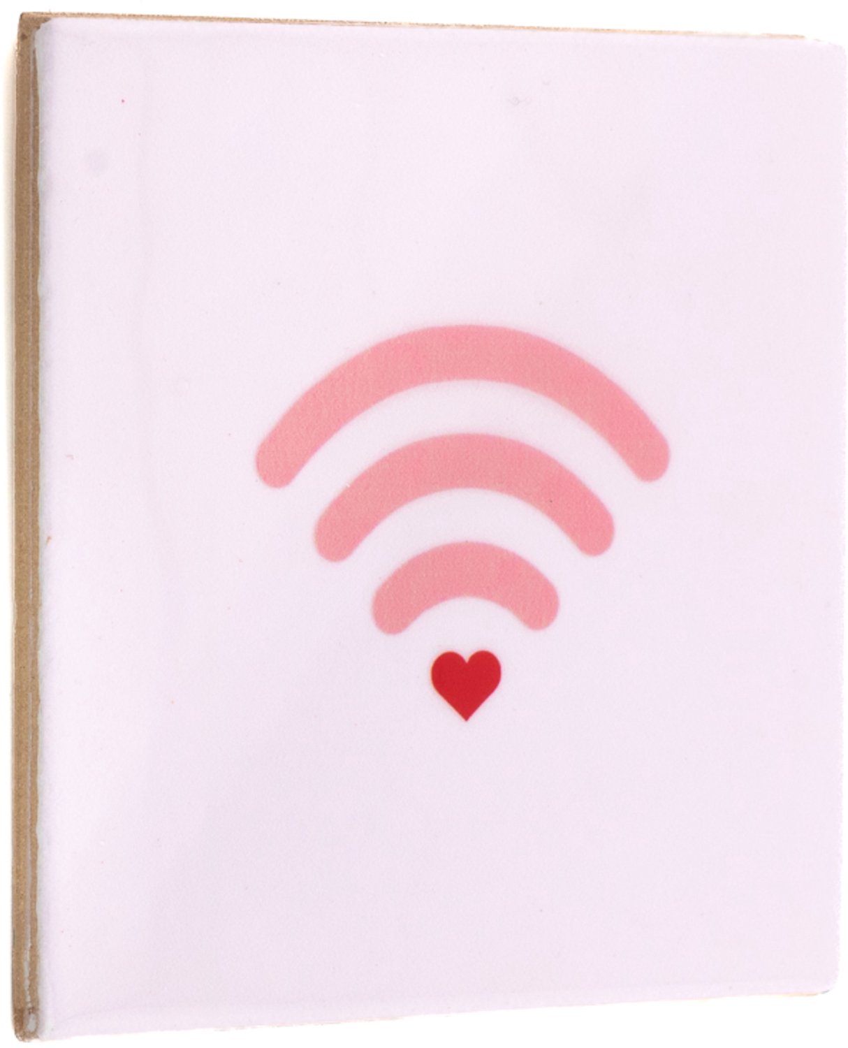 Tegeltje wifi heart