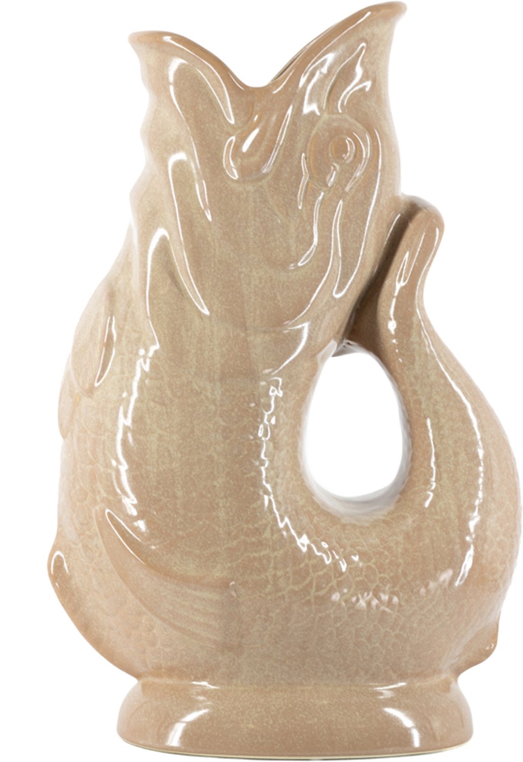 Vaas vis beige XL
