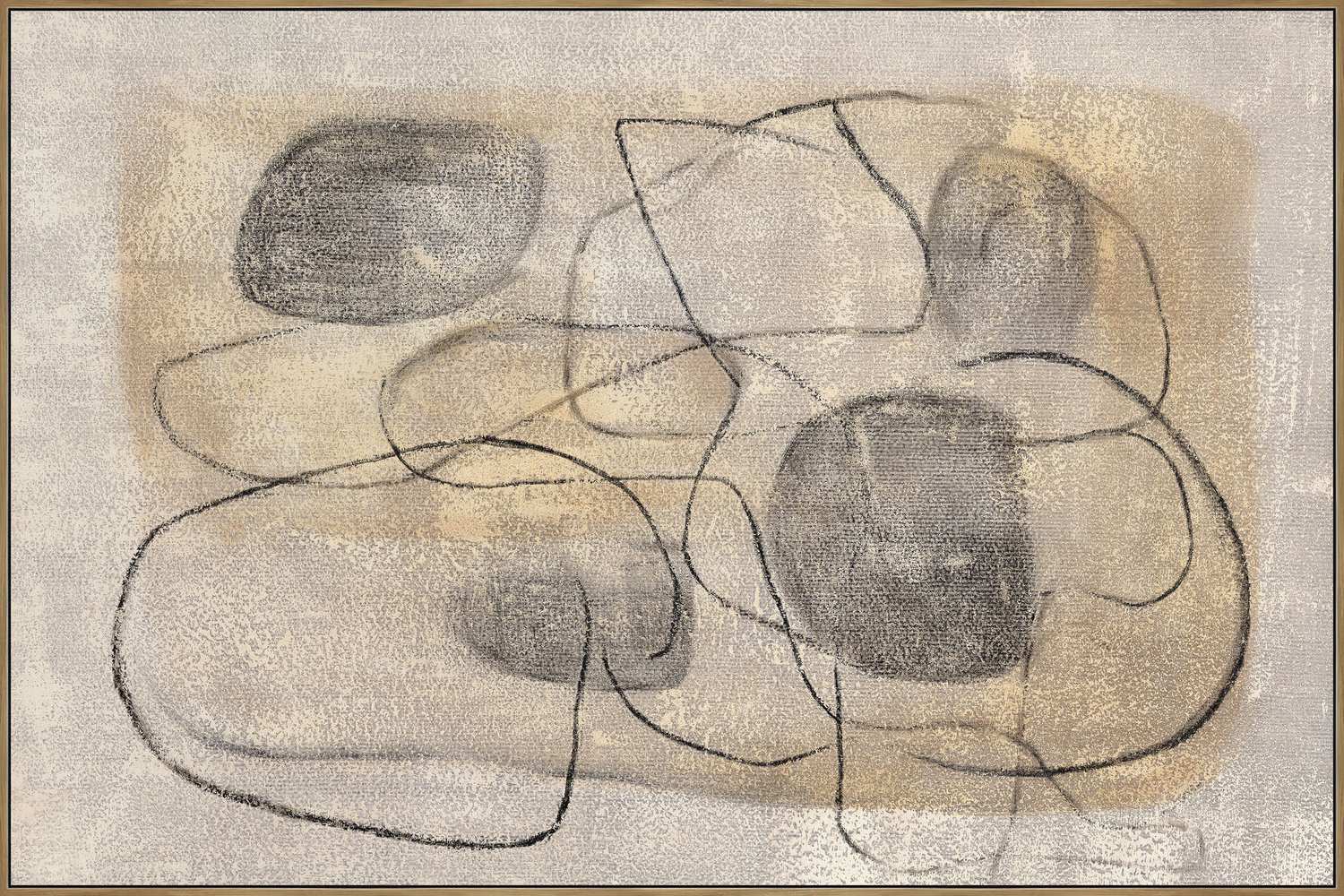 Schilderij organic lines