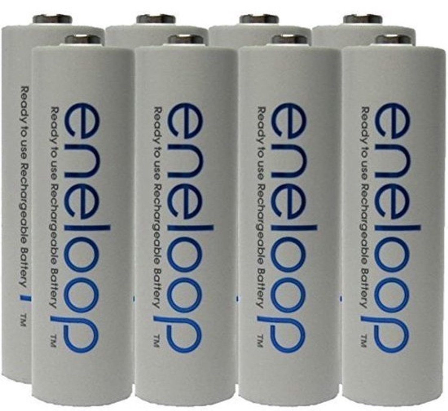 Oplaadbare AA-batterijen - Accu-batterijen - Energievoorziening - Milieuvriendelijk en voorgeladen - Set van 8