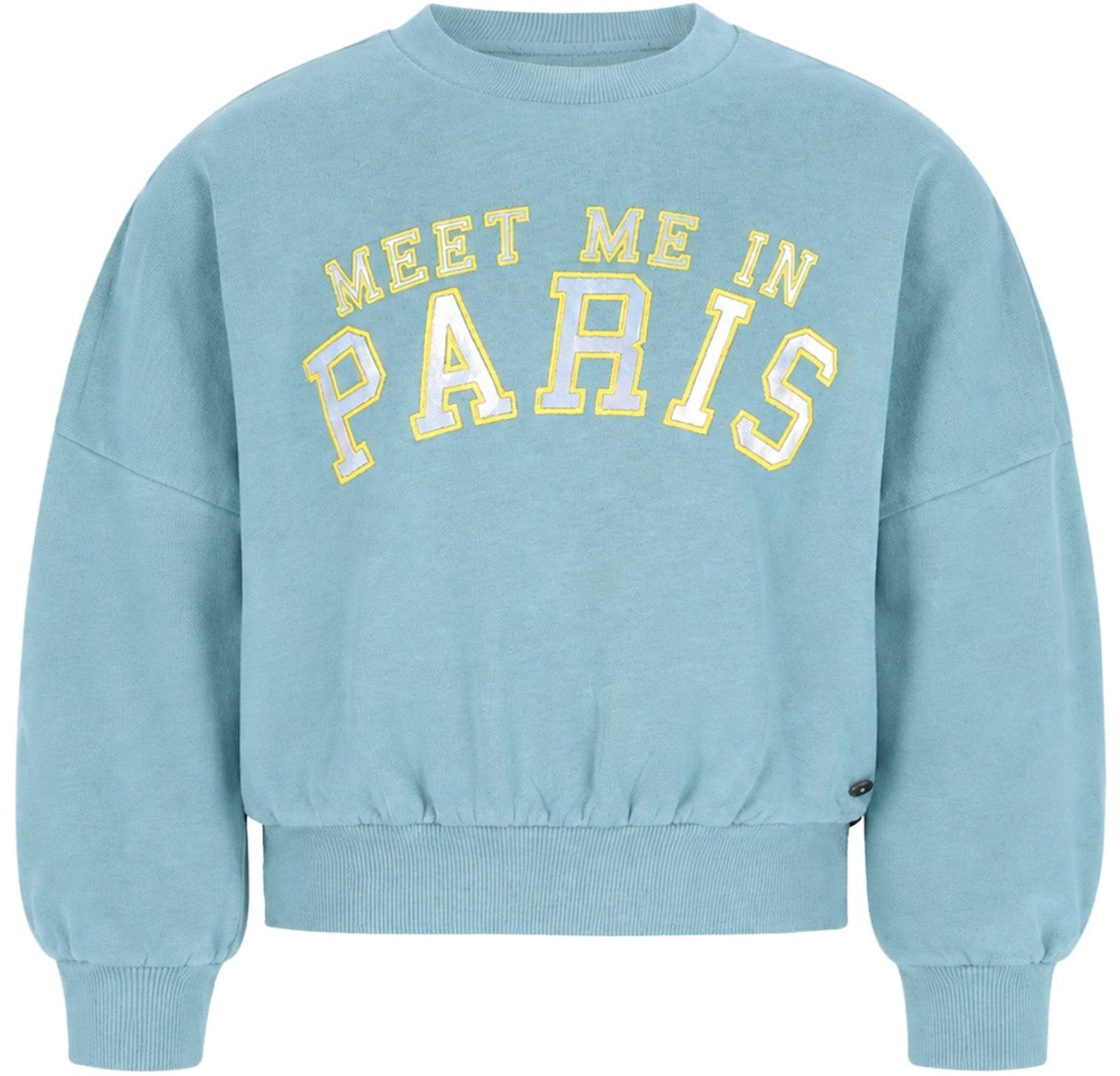 Like FLO Danee Flo Oversized Sweater Truien & Vesten Meisjes - Sweater - Hoodie - Vest- Mint - Maat 158/164