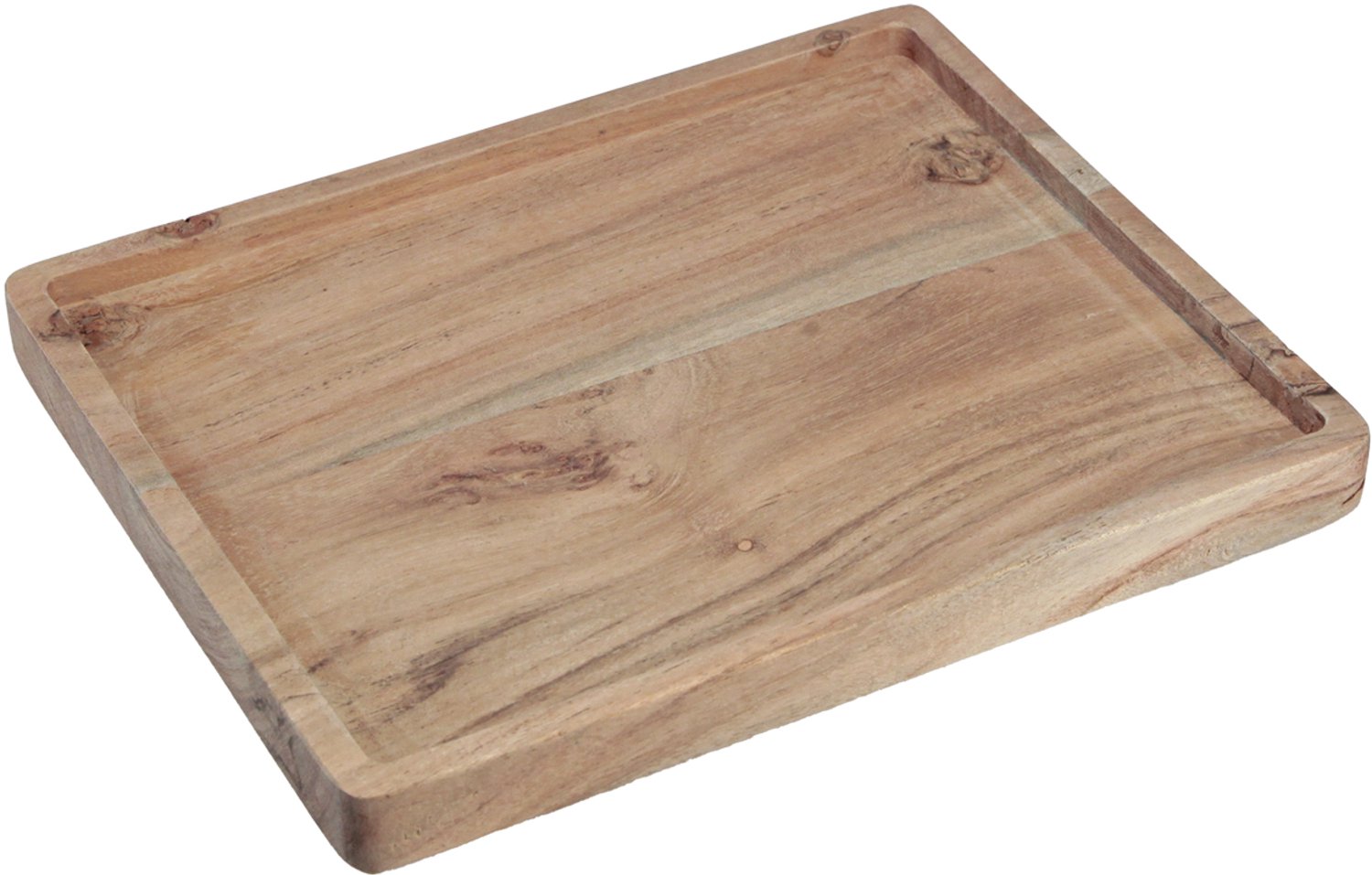 HEINR FREESE GmbH Decoratief dienblad, acaciahout, rechthoekig, natuurlijke afwerking, 3