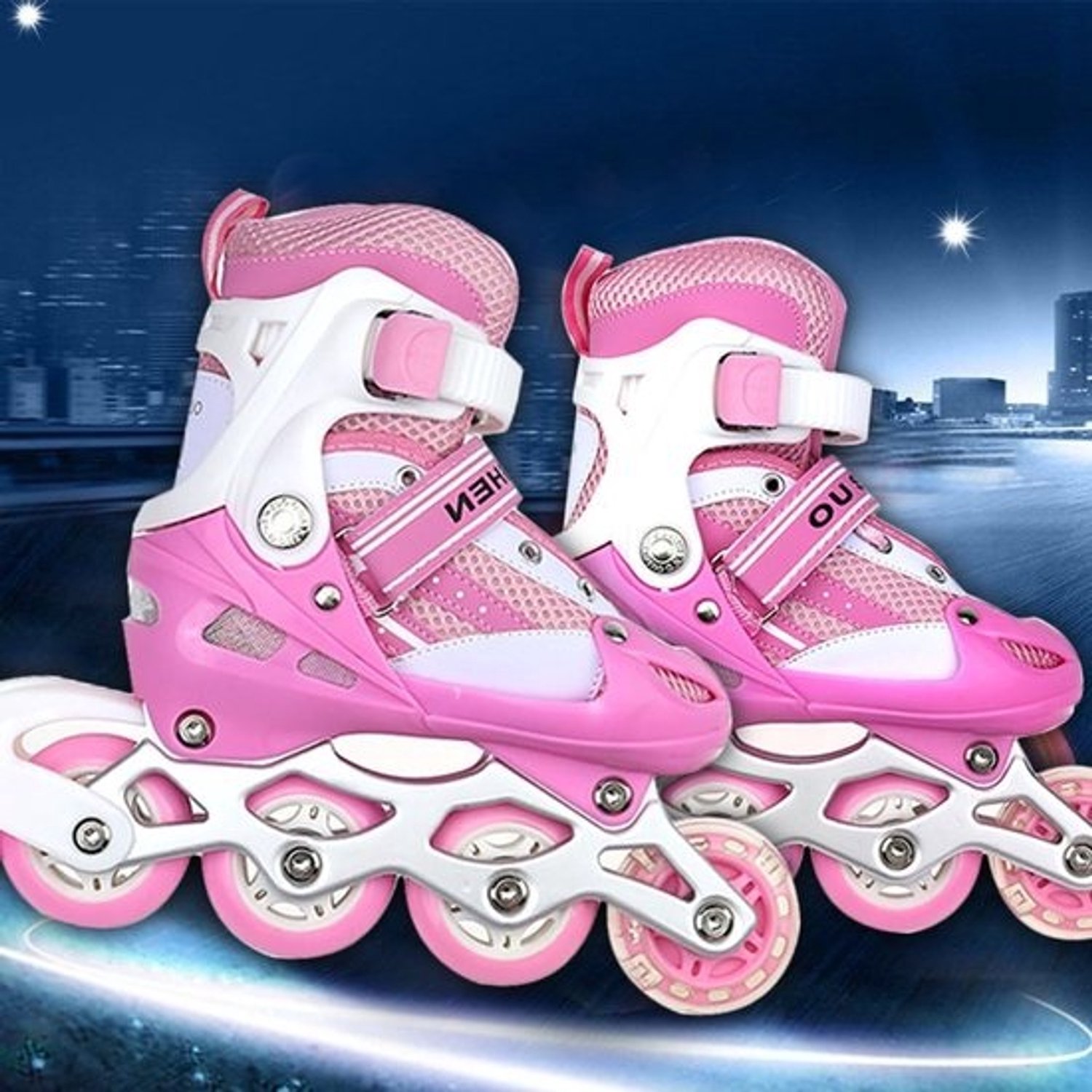 Rolschaatsen voor kinderen Inline skates Plezier in de buitenlucht In verstelbaar S