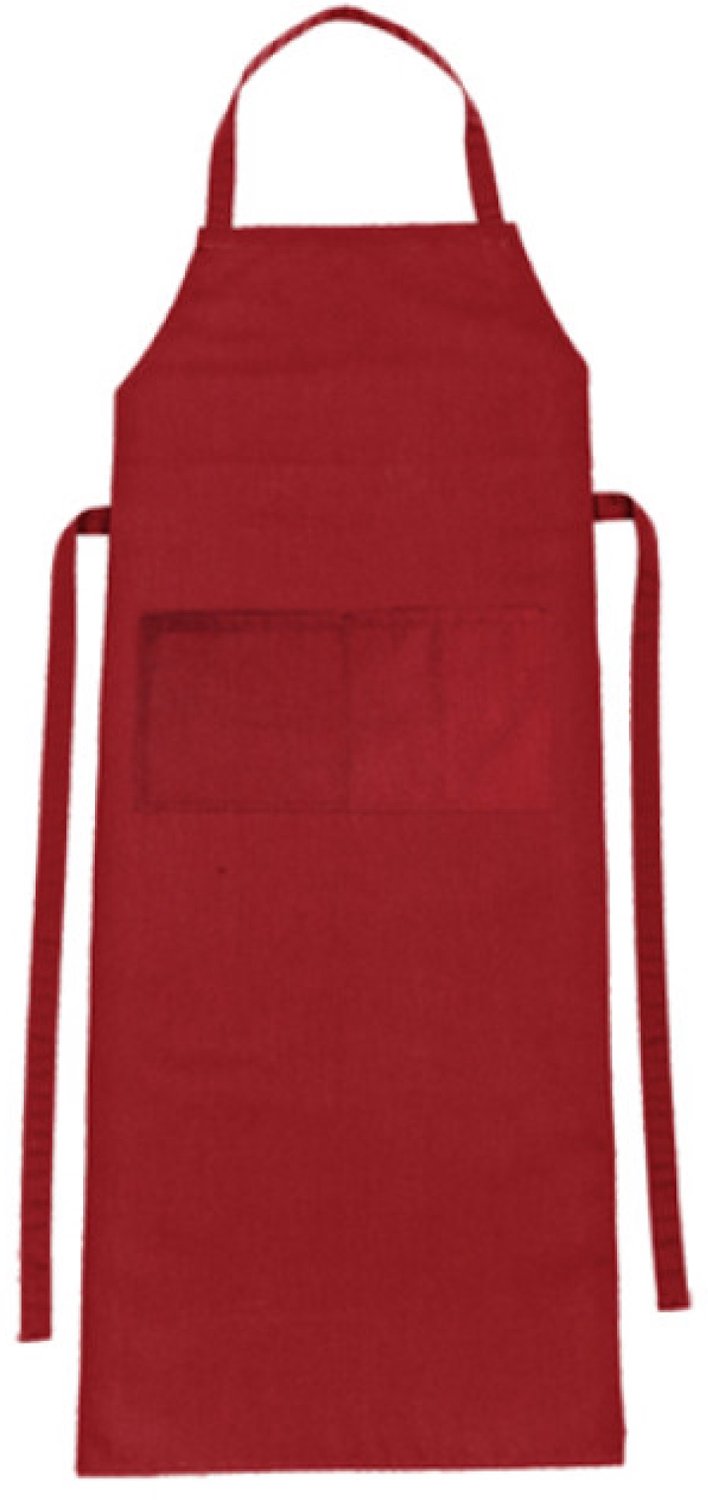 CG Workwear Bib Apron Verona Classic Bag 90 x 75 cm CGW1146 - Regency Red - 90 x 75 cm