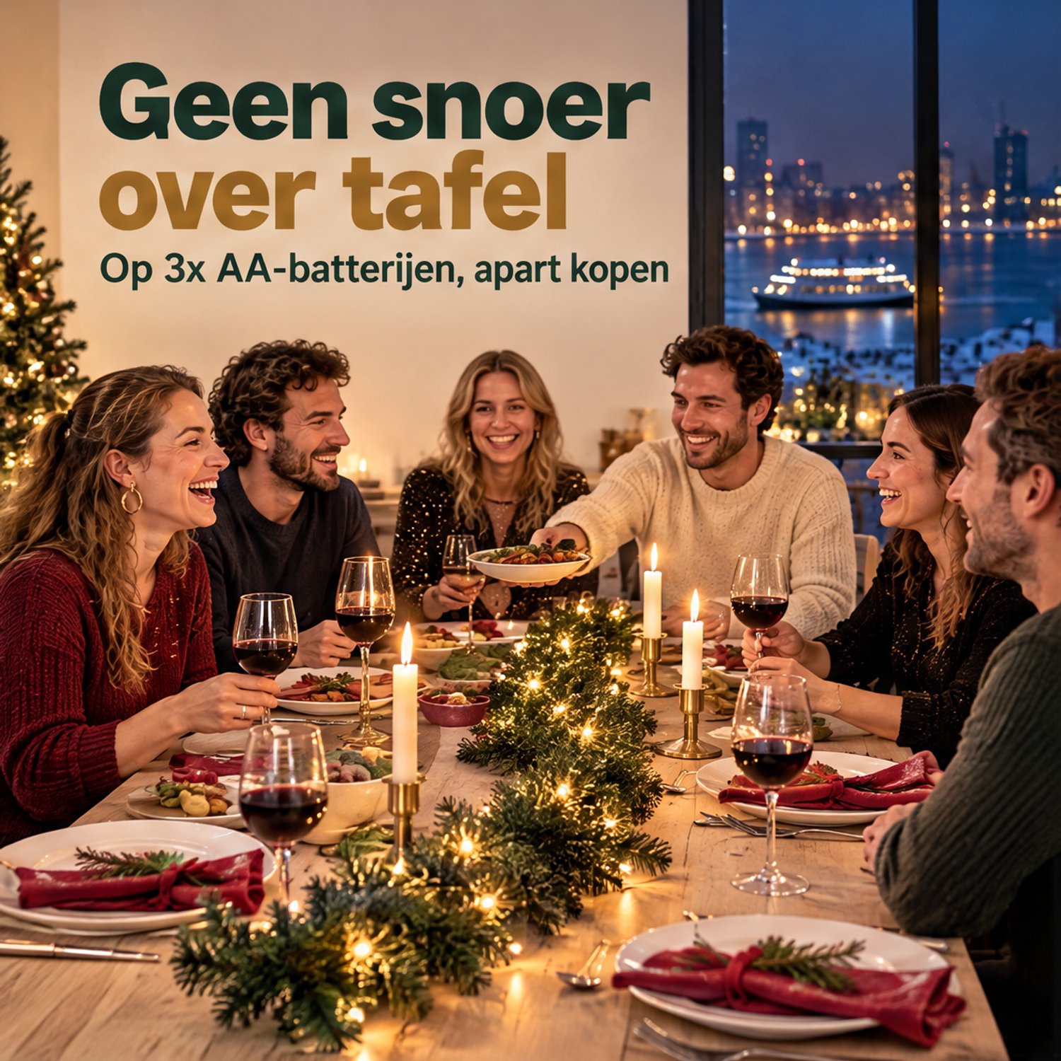 Levano Kerstguirlande met Verlichting - 30 LED Warm Wit - Kerstverlichting Buiten op Batterij - Guirlande met Timer - Lichtslinger voor Binnen en Buiten IP44 - Dennenslinger voor Open Haard - Schoorsteen Decoratie - Energiezuinig - Groen – foto 2