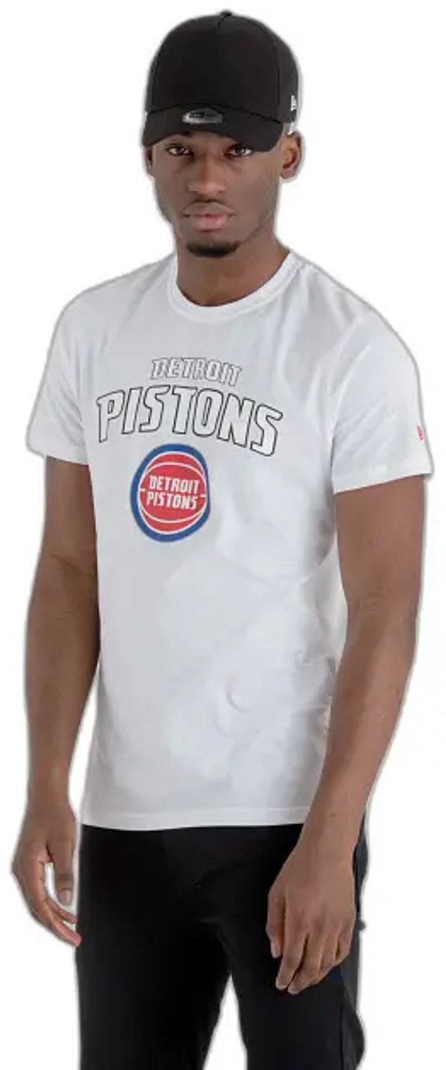 T-shirt Detroit Pistons NBA Wit