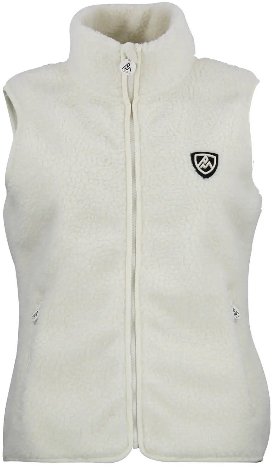 Mouwloze fleece voor dames Peak Mountain Abeille Creme