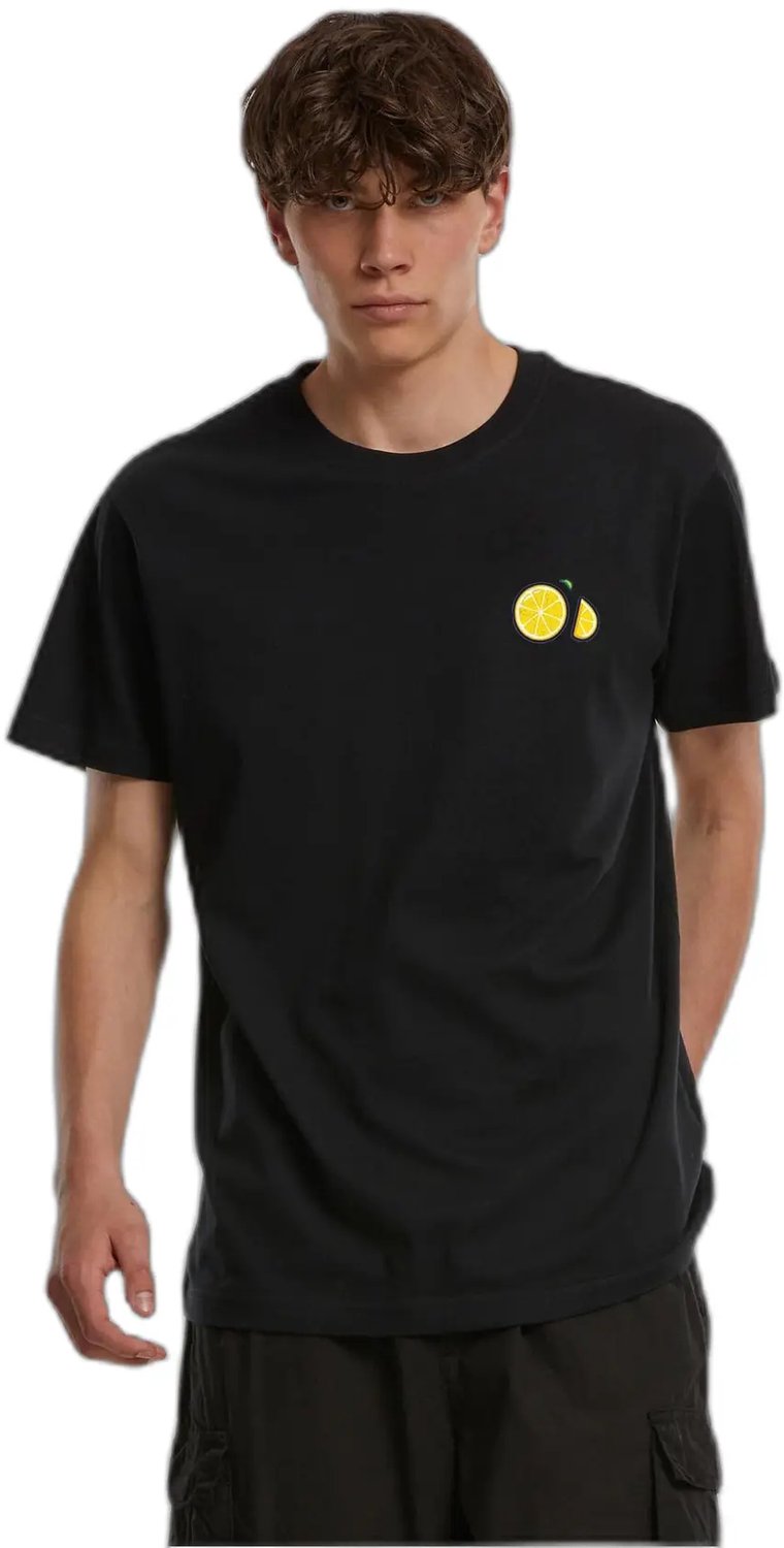 T-shirt Urban Classics Lemon Zwart