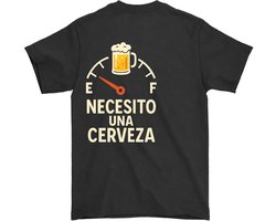Bier Shirt – NECESITO UNA CERVEZA – Feest Outfit – Unisex T-Shirt voor Dames & Heren – Leuk Cadeau