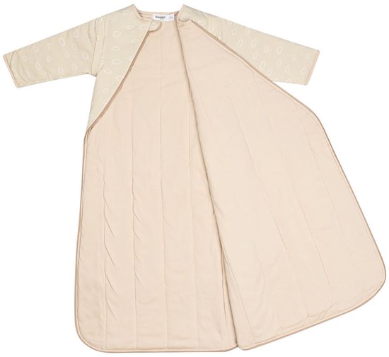 Snoozebaby Slaapzak Winter 90 cm (9-24 mnd) - TOG 2.0 - Afritsbare mouwen - Katoen - Dune Beige — afbeelding 3