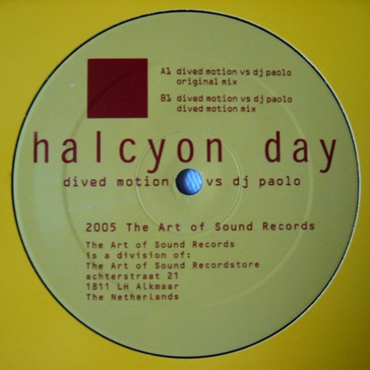 Dived Motion Vs. Dj Paolo - Halcyon Day