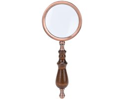 10X Handheld Afneembare Houten Handvat Lezen Inspectie Vergrootglas Zinklegering Vergrootglas Hoge Vergroting voor Senioren Macula Degeneratie