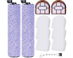 Filter borstel accessoireset voor Shark HydroVac XL 3-in-1 WD101 WD201 WD100 WD200 AW201 WD200C WD201C WD101C stofzuiger vervangfilter reserveonderdelen (11 stuks)