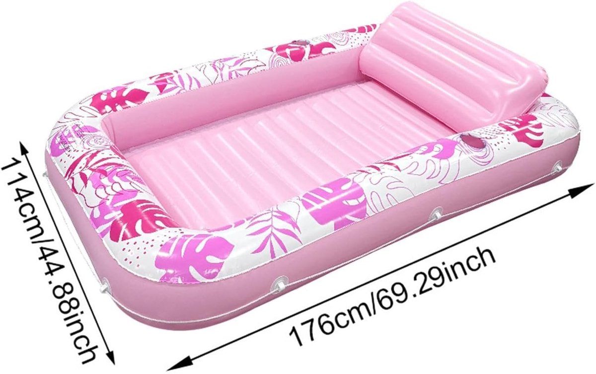 Zwembad Floats Monstera Leaf Opblaasbare Lounge Volwassen Meer F