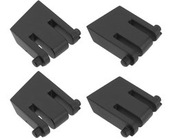 Toetsenborden been voet voeten vervanging compatibel met Corsair K60 K63 K65 K70 K90 K95 Toetsenbord Mechanische Toetsenbord Stand Mount Voeten Set Reserveonderdeel Zwart