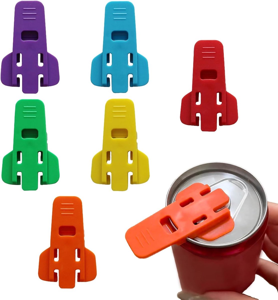 6 stuks blikopener, handmatige blikopener, ringopener, drankblikdeksel, blikopener voor het openen van dranken, drankblikopener, eenvoudiger voor bier, frisdrank, coladranken