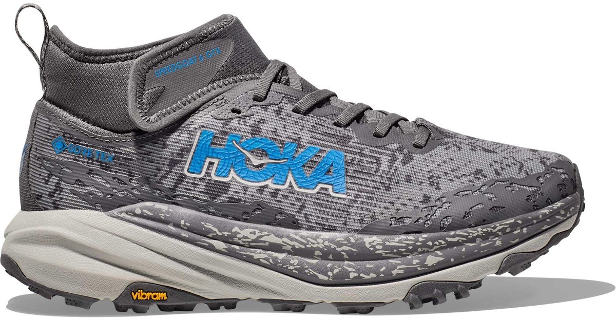 Hoka One One Speedgoat Mid 6 GTX Trailrunningschoen 42 Grijs