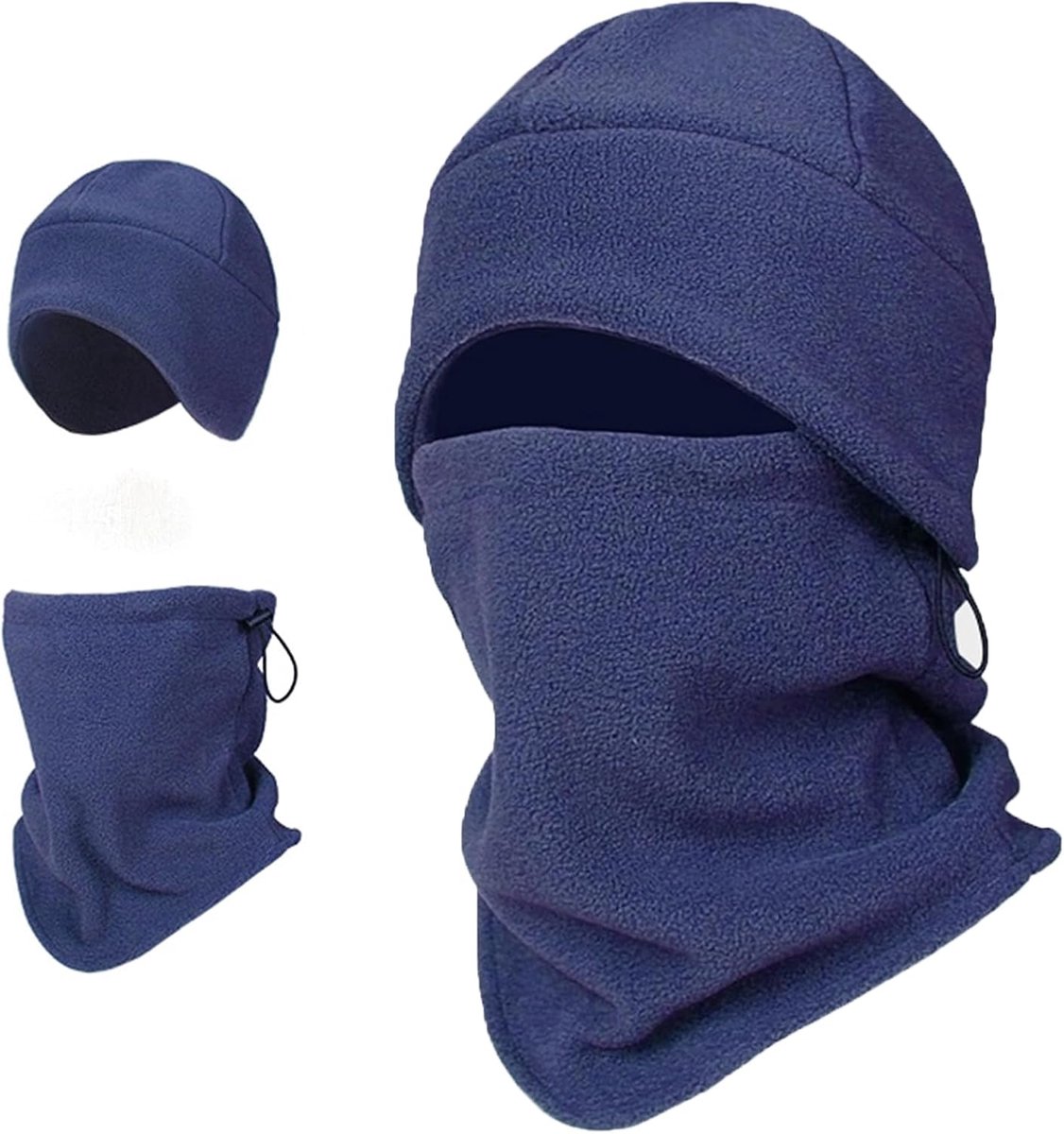 Bivakmuts Masker Dikke Warme Winddicht Zachte Hoed Capuchon Thermische Caps Unisex Fleece Ademend Gezichtsbedekking Nek Warmer voor Koud Weer Winter Outdoor Activiteit Ski Motorfiets