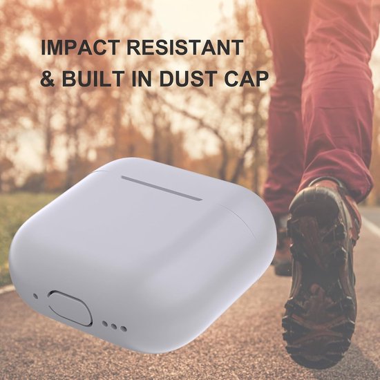 hoes voor Airpods 4, dun beschermend Silicone Case voor AirPods 4th 2024 (USB-C) Skin Front LED zichtbaar siliconen hoesje, Grijs — afbeelding 5