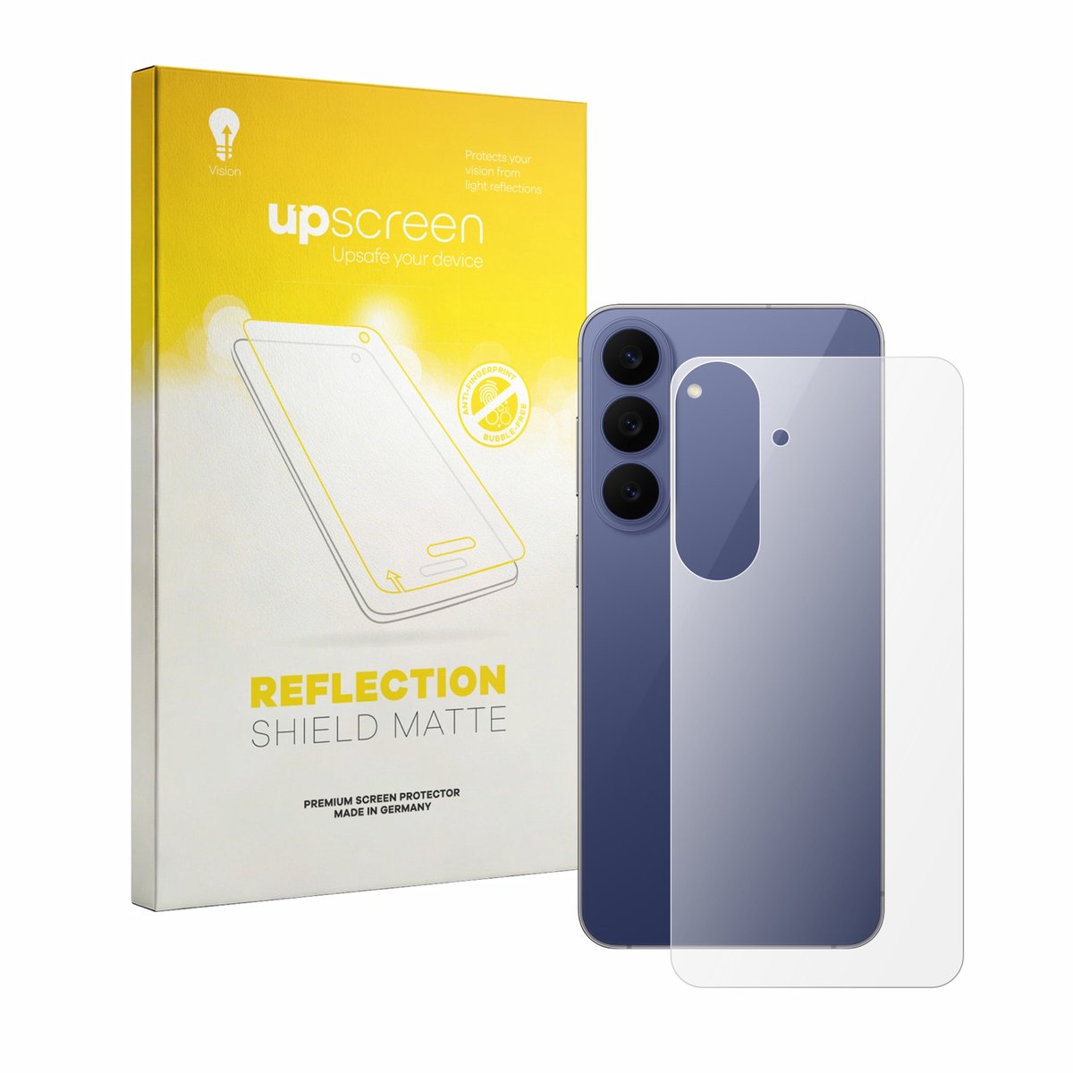 upscreen - Screenprotector voor Samsung Galaxy S26 FE (Achterkant) - Folie Beschermfolie anti glare matte
