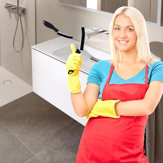 Set van 3 Hoekreinigingsborstels en 1 Blindenborstel voor Kieren en Voegen in Keuken en Badkamer — afbeelding 3