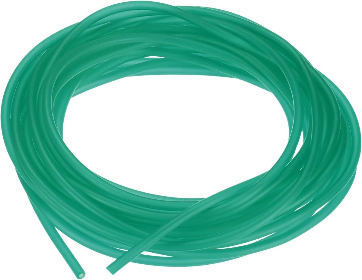 Natuurlijke latex rubberen buis, 1/16 inch [1,6 mm] ID x 1/8 inch [3,2 mm] OD 20ft lengte latex slang buis voor thuis/laboratorium/sport, zeer elastische band buizen [donkergroen]