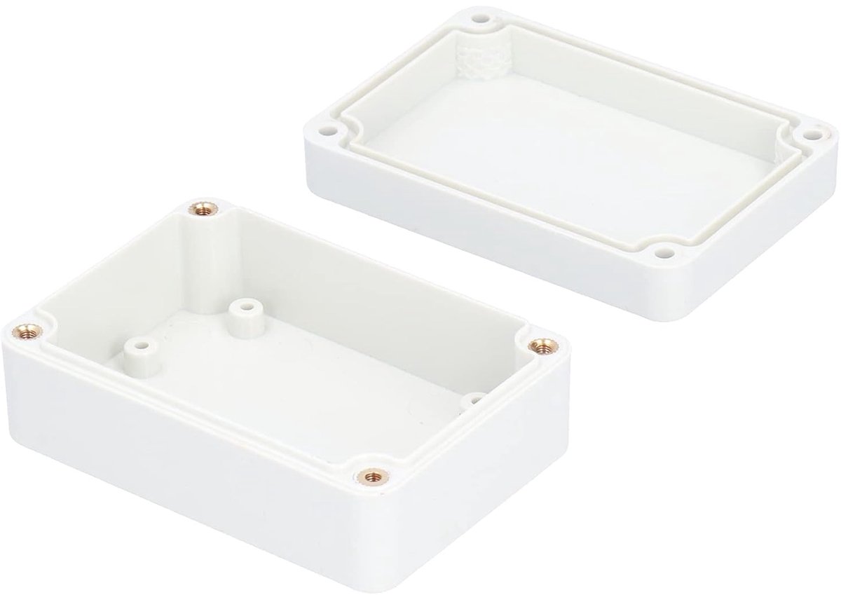 Junction box 85 * 59 * 35 mm - ABS kunststof - IP65 waterdicht - voor buitengebruik met accessoires