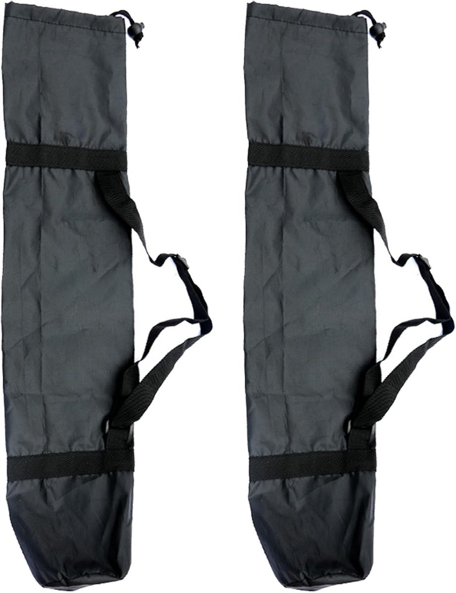 Grote Yoga Tas met Trekkoord, Geschikt voor Yogamat en Yoga Bolster, Functionele Opbergtas voor Tentstokken en Lichtstatief, 210D Oxford Stof, 23x130cm