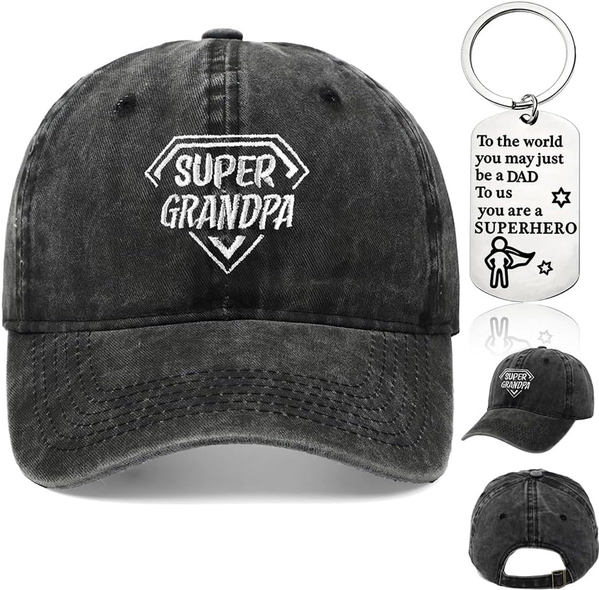 Caps voor mannen Vintage katoen, verstelbare geborduurde volwassen baseball cap, verjaardagskap voor mannen/vrouwen, grappig pensioen geschenken verjaardagsgeschenken, Cool stuff gadgets va