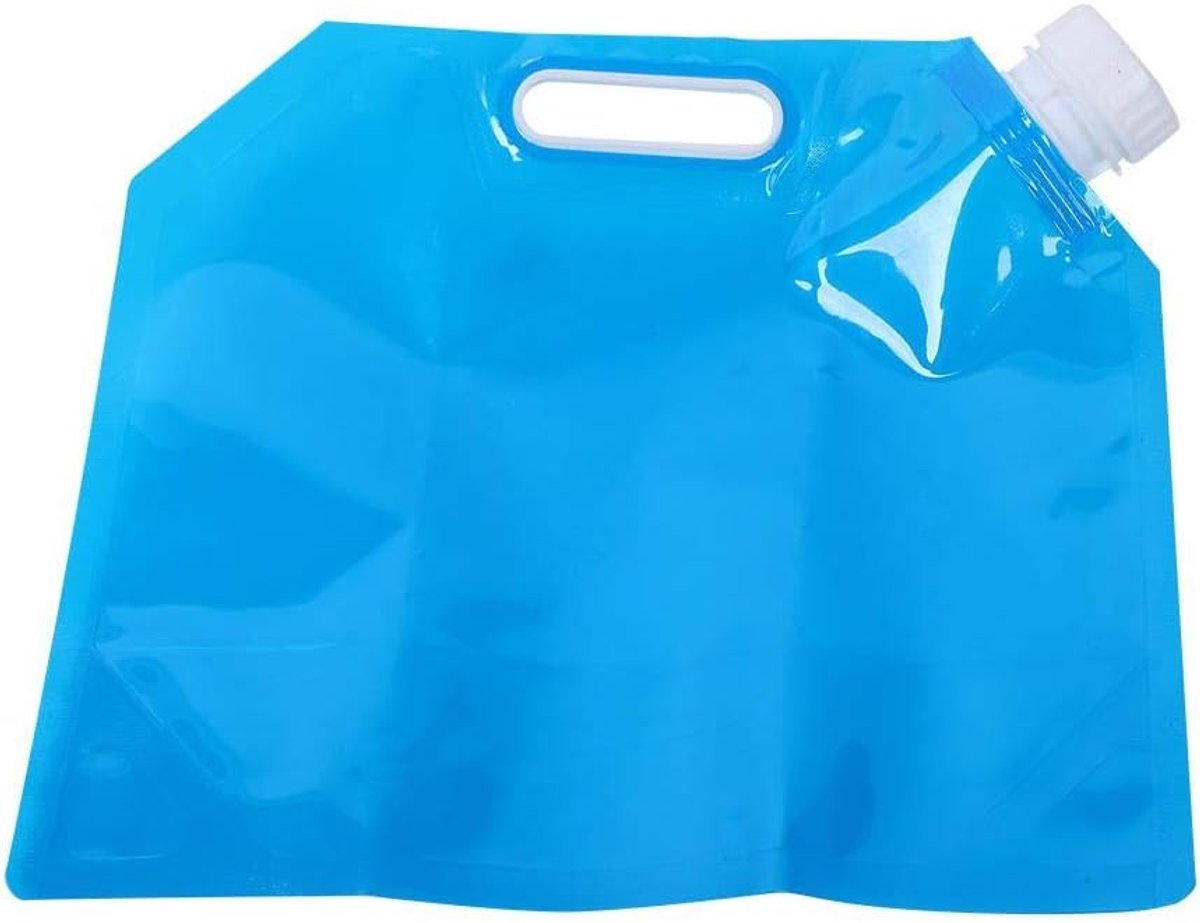 Campingwaterzak van 3 liter, draagbaar PE-kunststof, geschikt voor levensmiddelen, voor survival en outdoor reizen