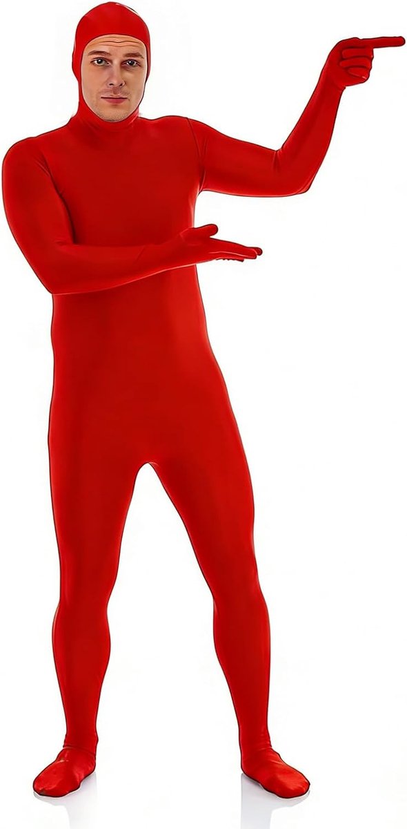 Eendelig voor dames en heren, uniseks kostuum, verkleding voor carnaval, volwassenen, Halloween, carnaval en cosplay, met open gezicht