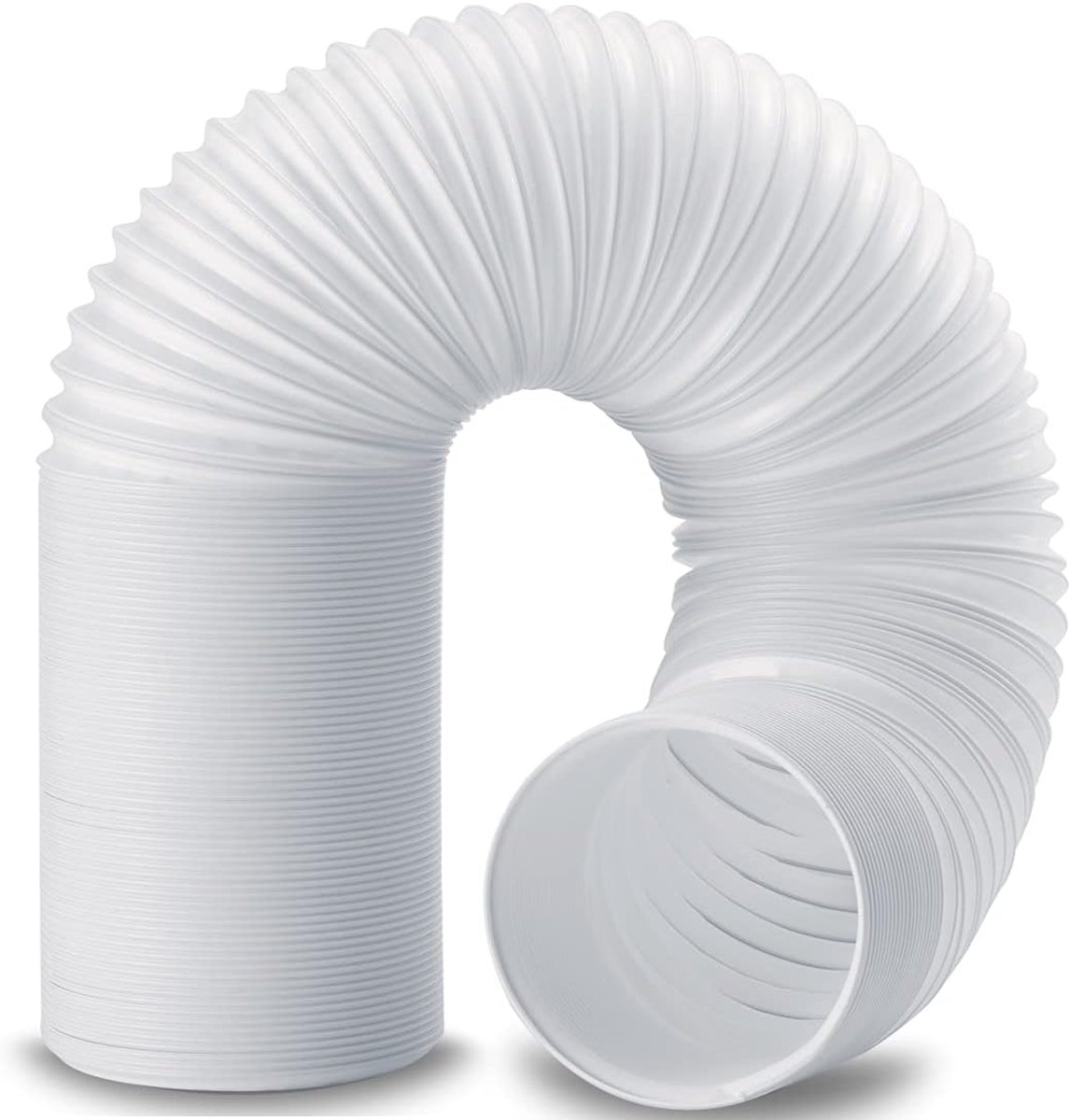 Draagbare airconditionerslang met een diameter van 5,9 inch, AC-uitlaatslang, anti-kloksdraad tot 80 inch lengte, airconditioneronderdelen compatibel met Haier, LG, Delonghi en meer