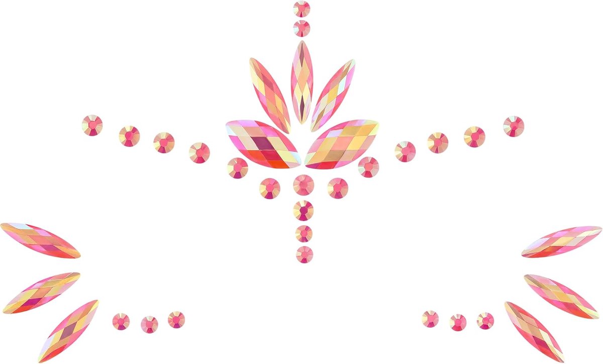 Gezichtssticker 1 (roze)