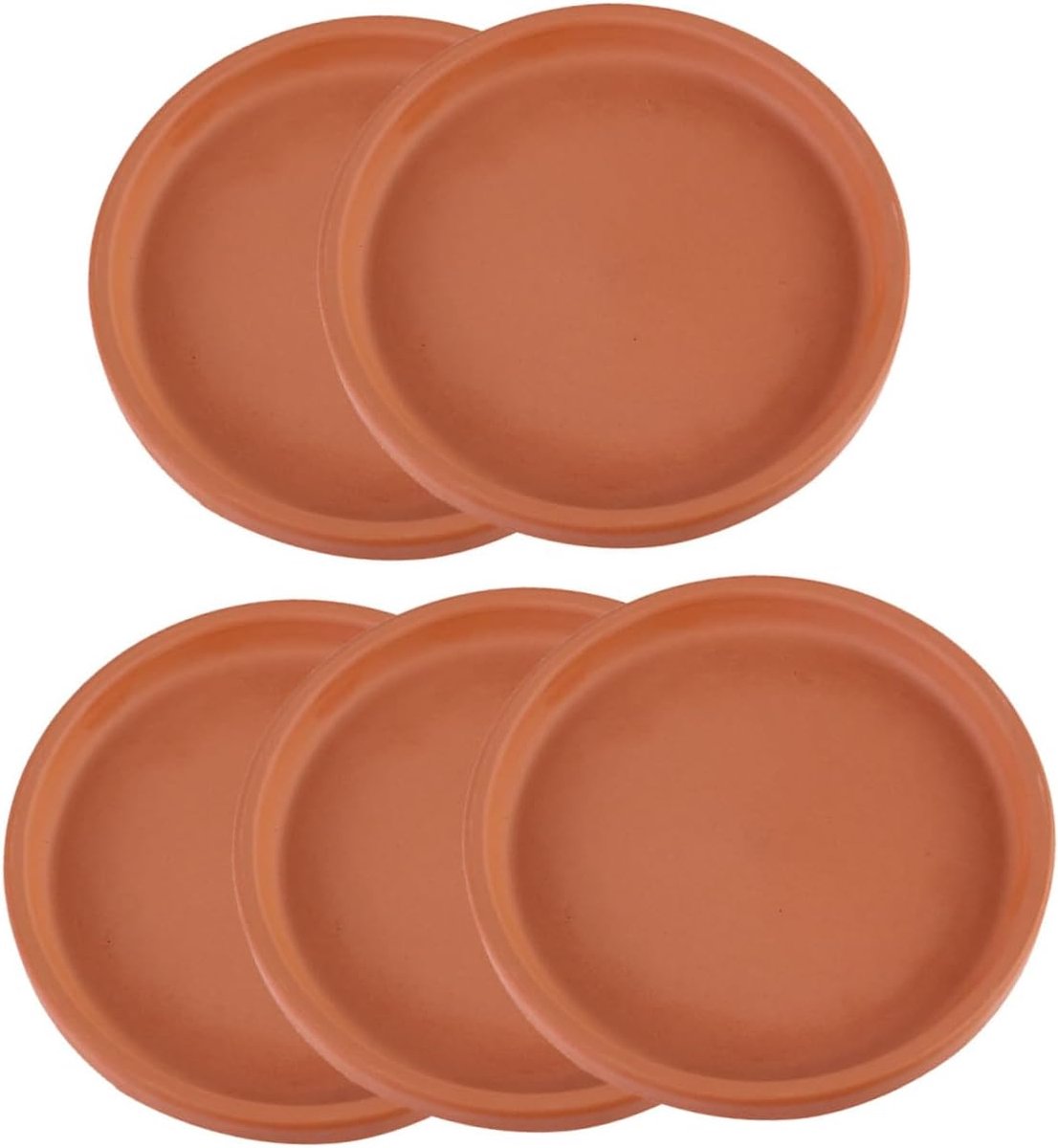 Schotels Waterdichte Bloempot Trays met Antislip Bodem Krasbestendig Geschikt voor Binnen Buiten Beschermt Vloeren Tafels tegen Water Vuil