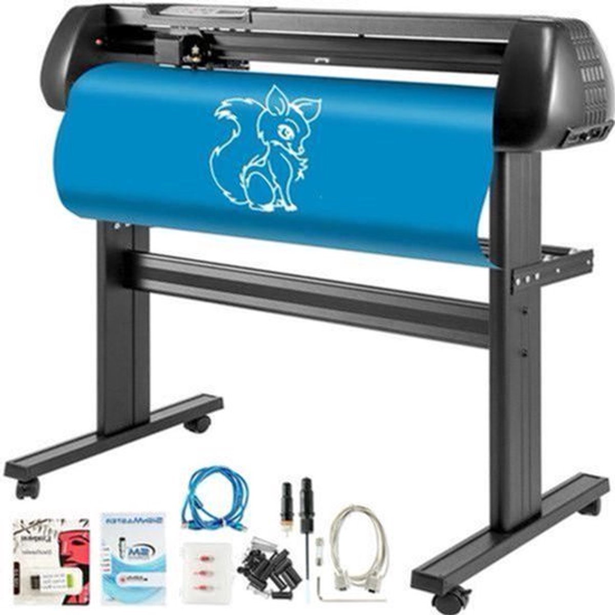 Snijmachines - Vinyl Cutter Plotter - Graveermachine- met Onderstel - 28Inch - Instelbare Snelheid & Druk - Snijplotter Machine - Vinylsnijder - Inclusief Software - voor Sign-Making