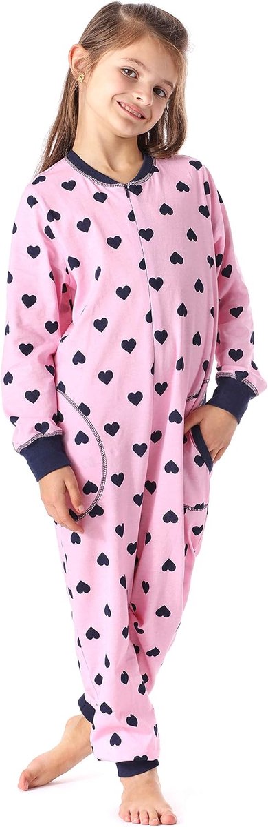 Style Meisjes Pyjama Slaap Onesie Jumpsuit Overall MS10-186
