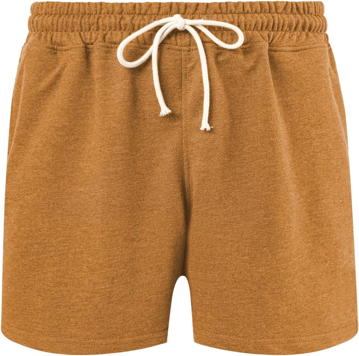 Coulee Slaapbroek voor heren, kort, 12 cm, katoenen slaapshorts, verstelbare taille, pyjamabroek voor heren, kort, ademend, zomershorts