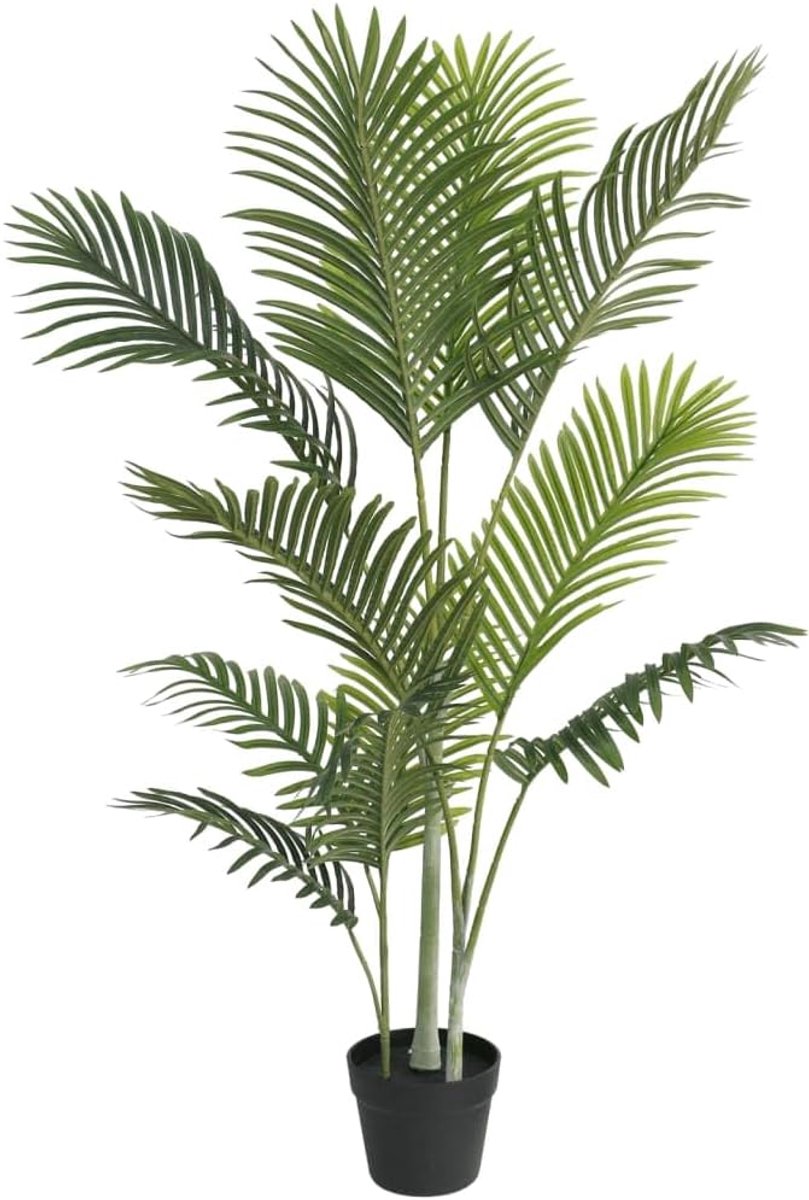 Kunstpalm, 120 cm, decoratieve plant voor woonkamer, kantoor