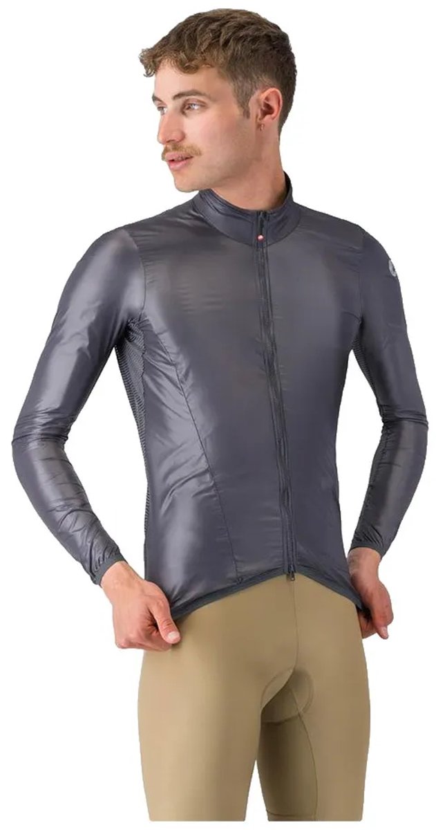 Castelli Aria Shell 2 Jas Grijs S Man