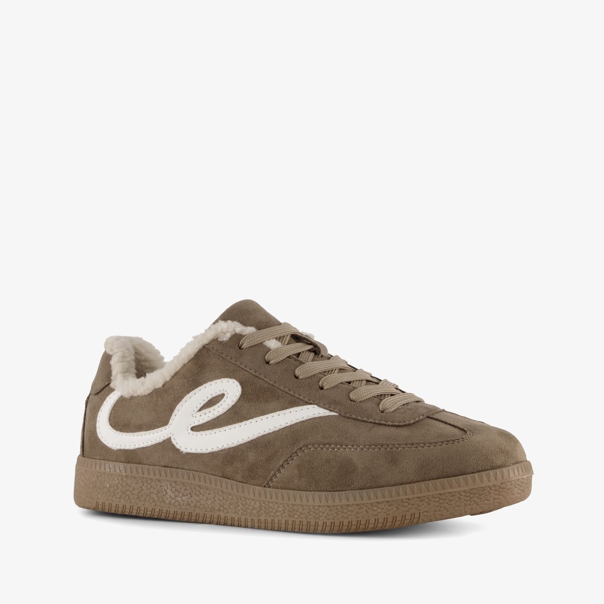 Blue Box dames teddy sneakers bruin - Maat 42