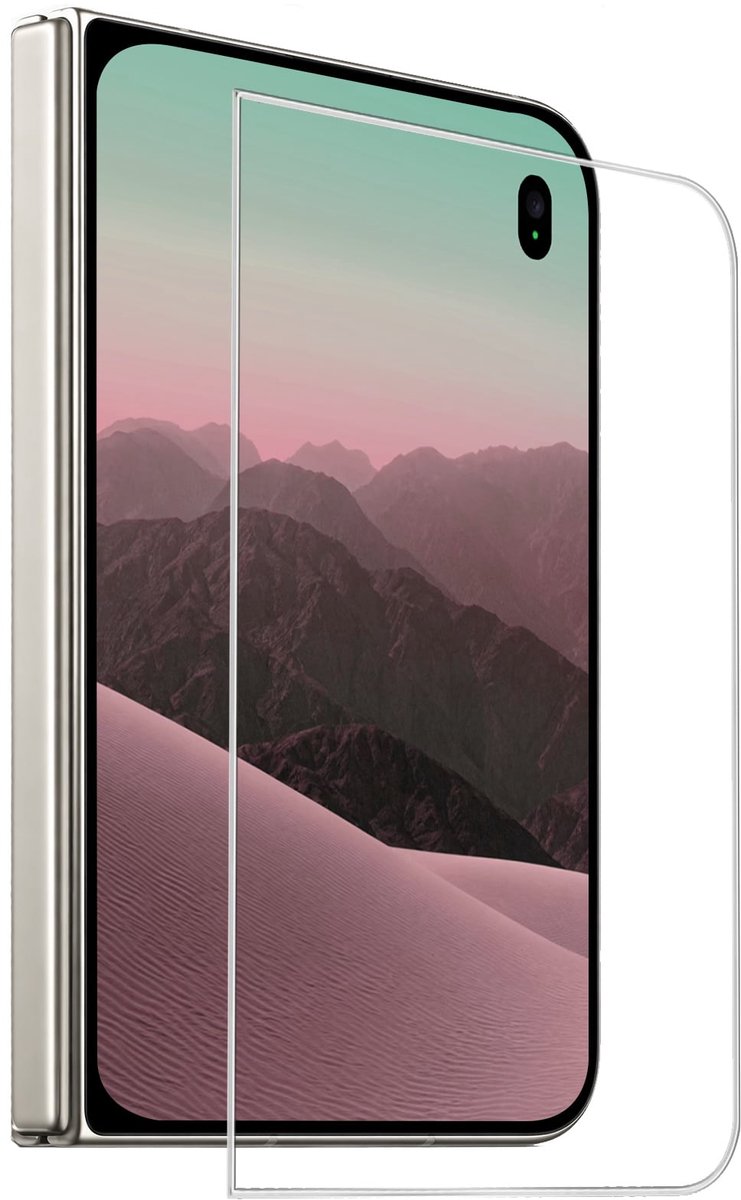 Screenprotector - Geschikt voor Apple iPhone Duo - Volledige Dekking - Met Dichte Notch Full protection - Beschermglas - Gehard Glas - Tempered Glass - Screen Protector - Bescherm Cover