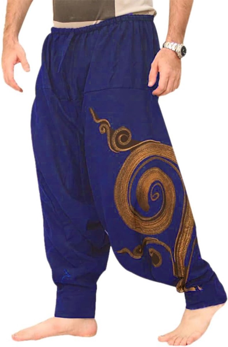 Harembroek Comfortabele Elastische Taille Broek Mode Effen Kleur Casual Yoga Hippies Broek