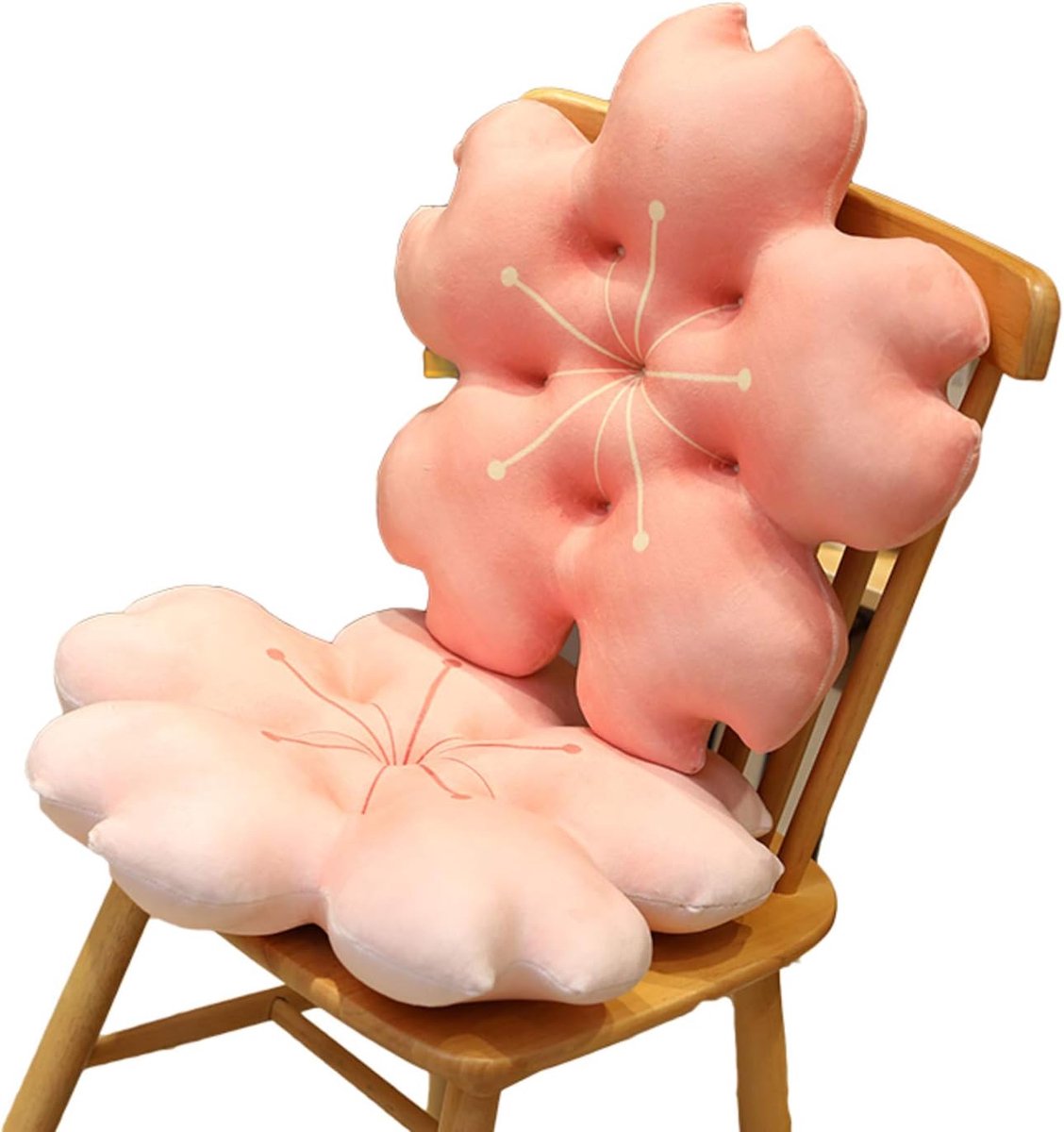 Vloerkussen/zitkussens, voor thuis & kantoor/stoelkussen, stoelkussen/zachter en meer pluche dan gebied tapijt of mat-lichtroze diameter38cm (15")