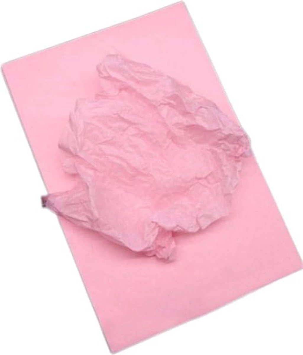 Zijdepapier tissue papier Licht roze 190 X 250mm Vloeipapier tissue inpakpapier