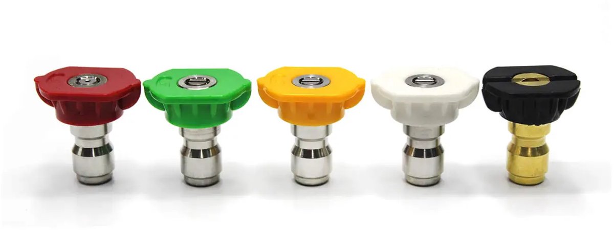 Maxshine 701202 hogedruknozzles - set van 5 - kleurgecodeerd