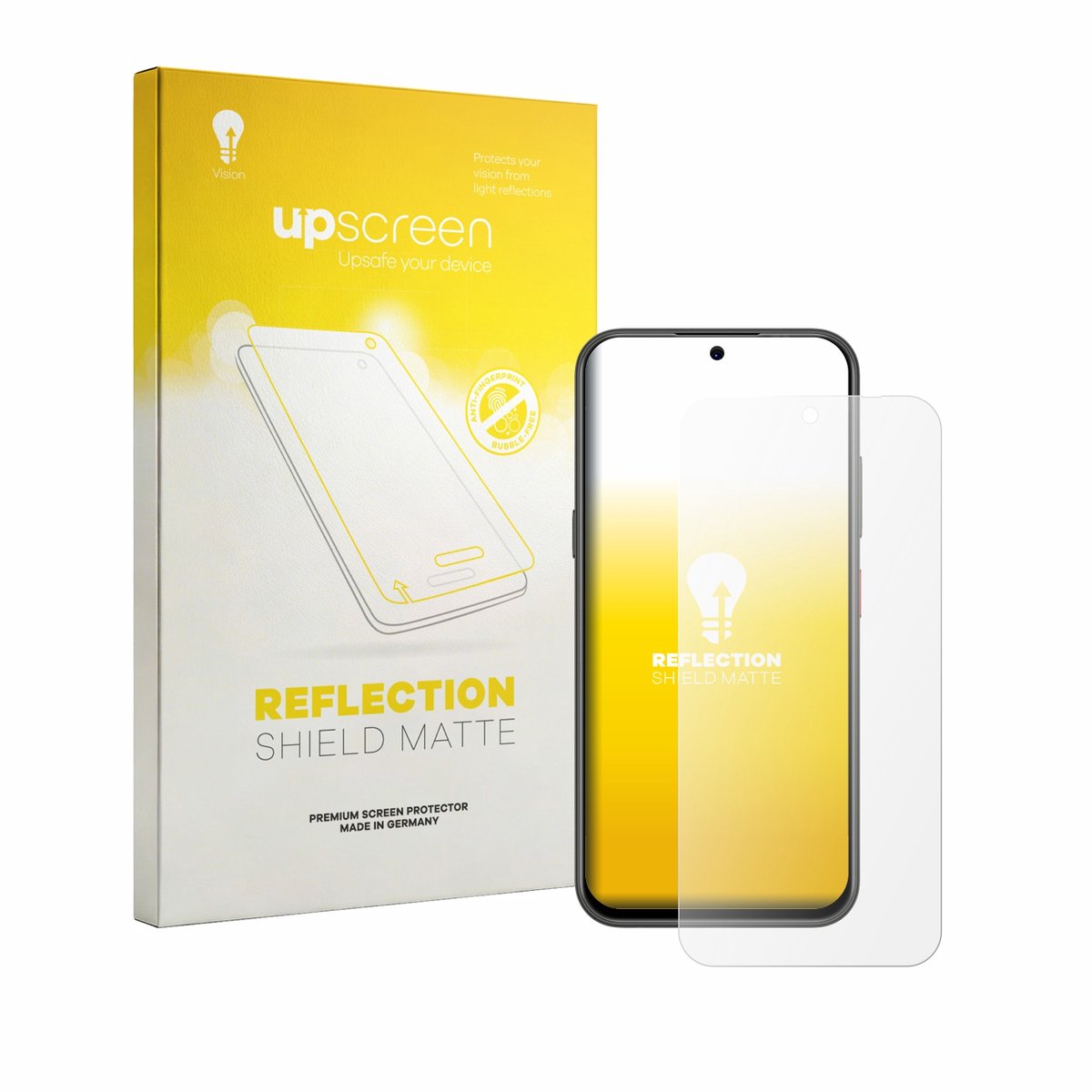 upscreen - Screenprotector voor ZTE Blade V80 Vita - Folie Beschermfolie anti glare matte