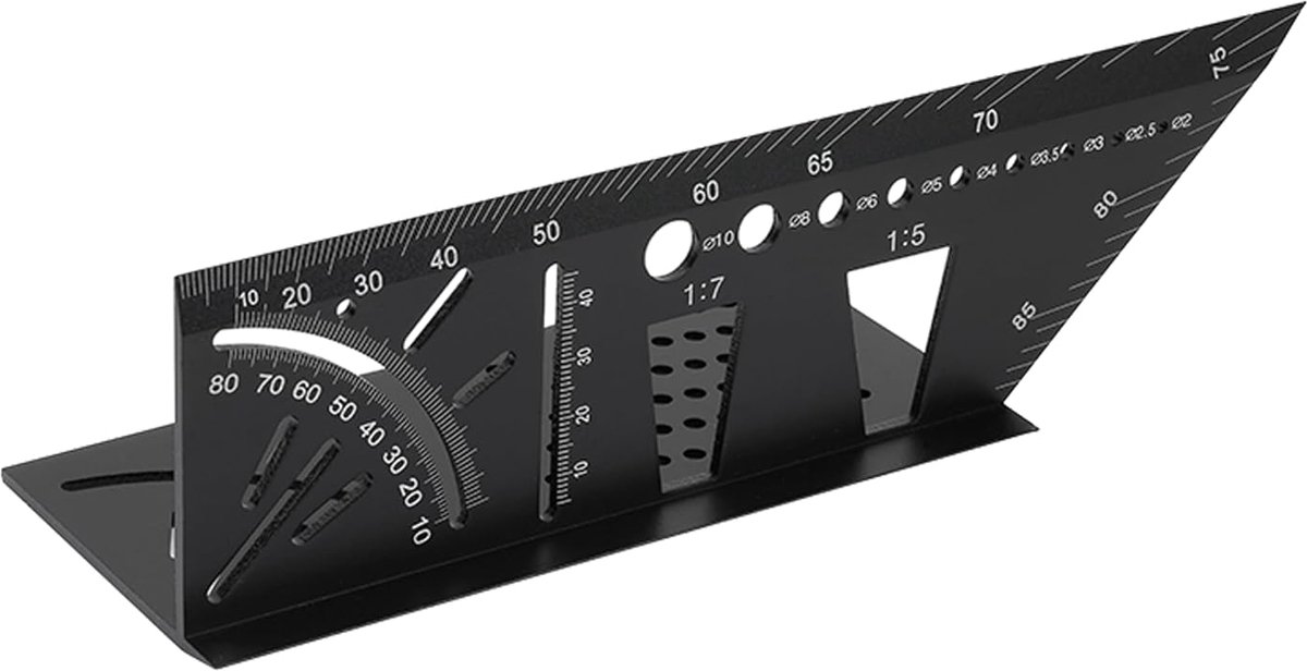 3D aluminium verstekhaak, markeergereedschap