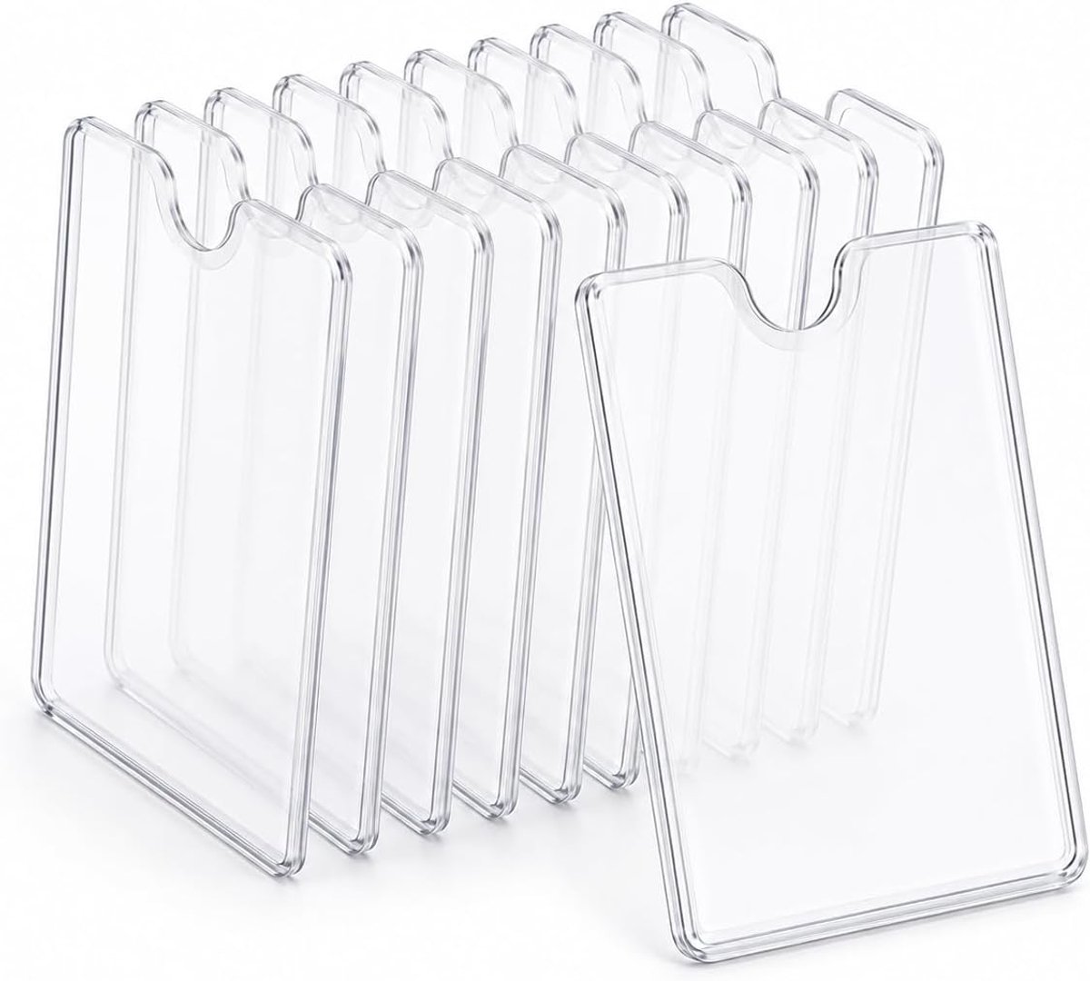10 stuks creditcardhouders, kunststof, transparant, robuust, contactloze beschermhoezen voor creditcards, diefstalbeveiliging voor creditcards, eenvoudig ontwerp